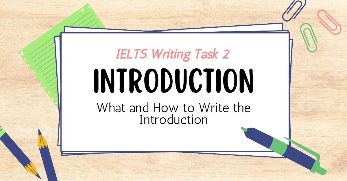 writing task 2 introduction starting lines