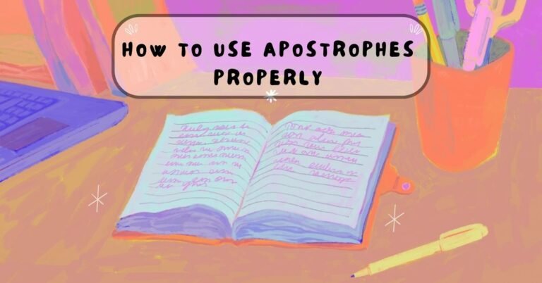 How to Use Apostrophes Properly