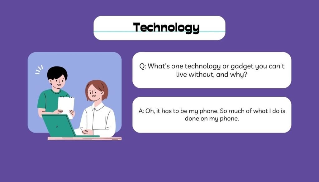 100 English Question and Answer small talk technology