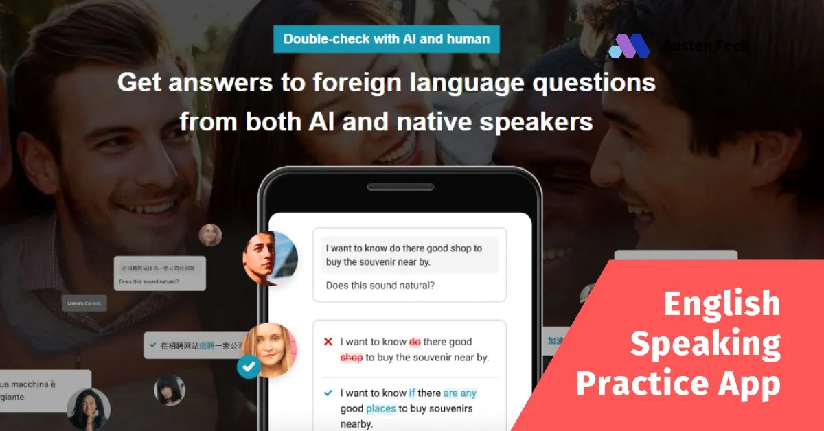 Hinative App - English Speaking Practice App