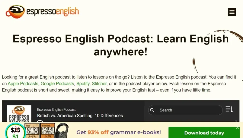 Espresso English Podcast