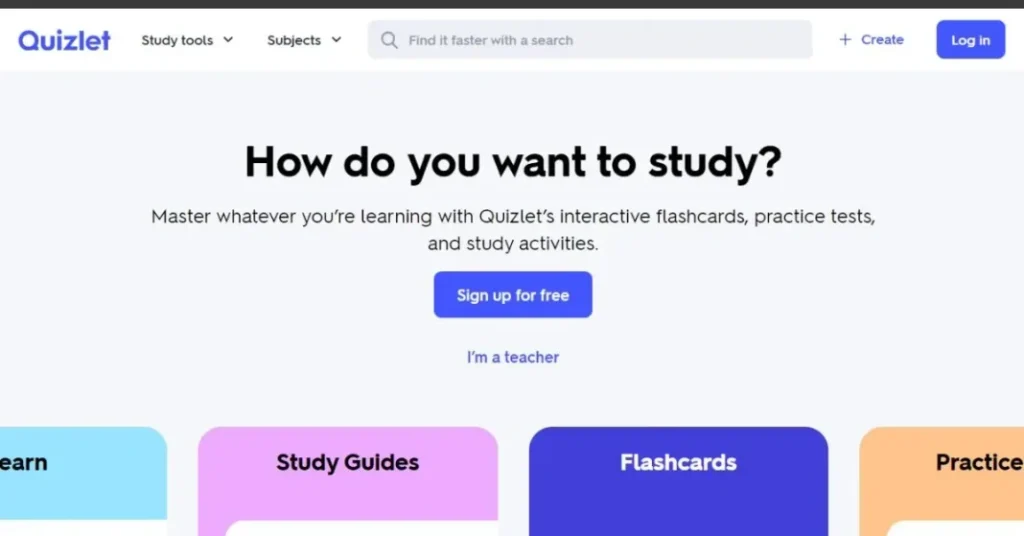 Learn English with Quizlet