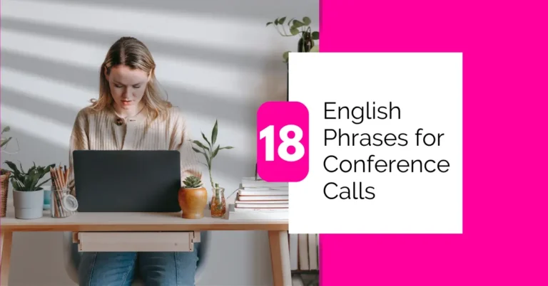 18 English Phrases for Conference Calls business English