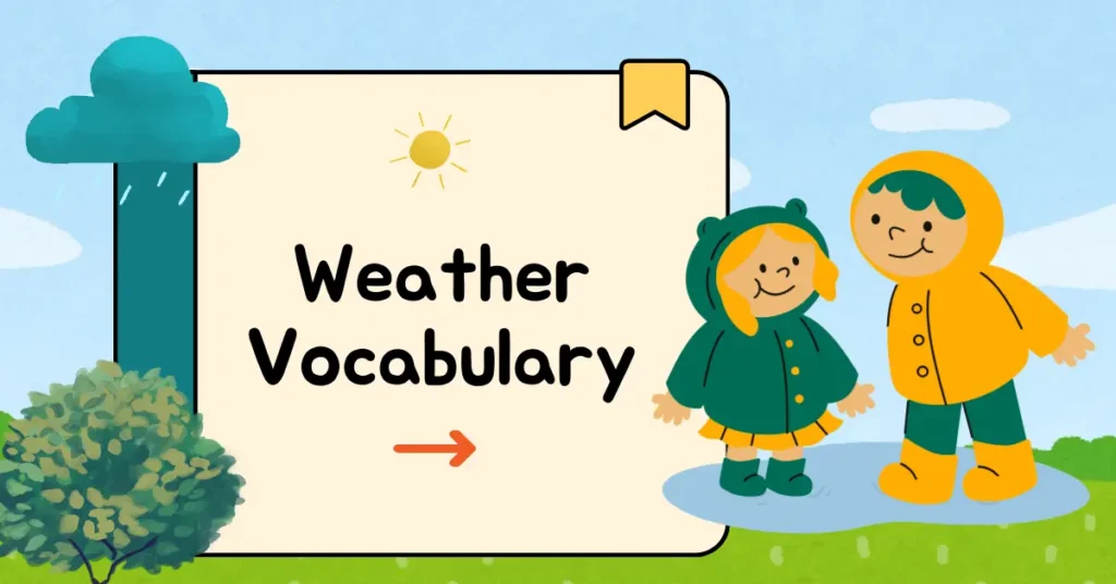 Weather Types - Weather Vocabulary