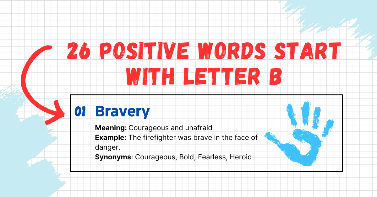 26 Positive Words Start With Letter B