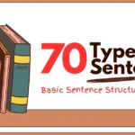 70 Types of Sentences - Basic Sentence Structure in English