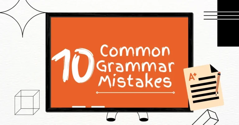 common grammar mistakes