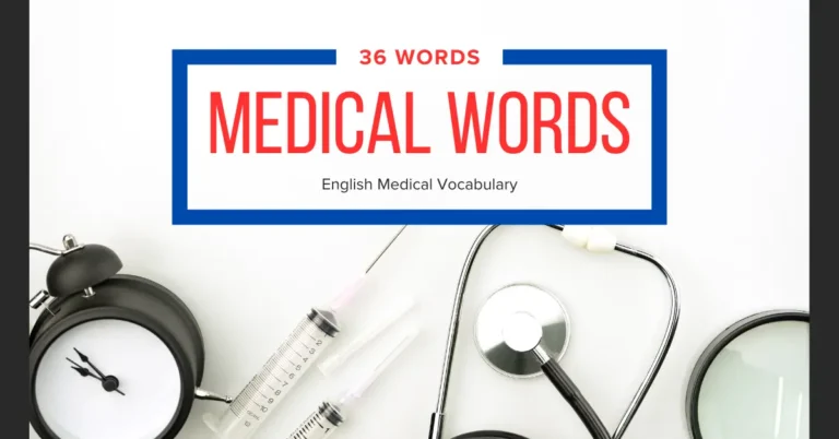 medical words