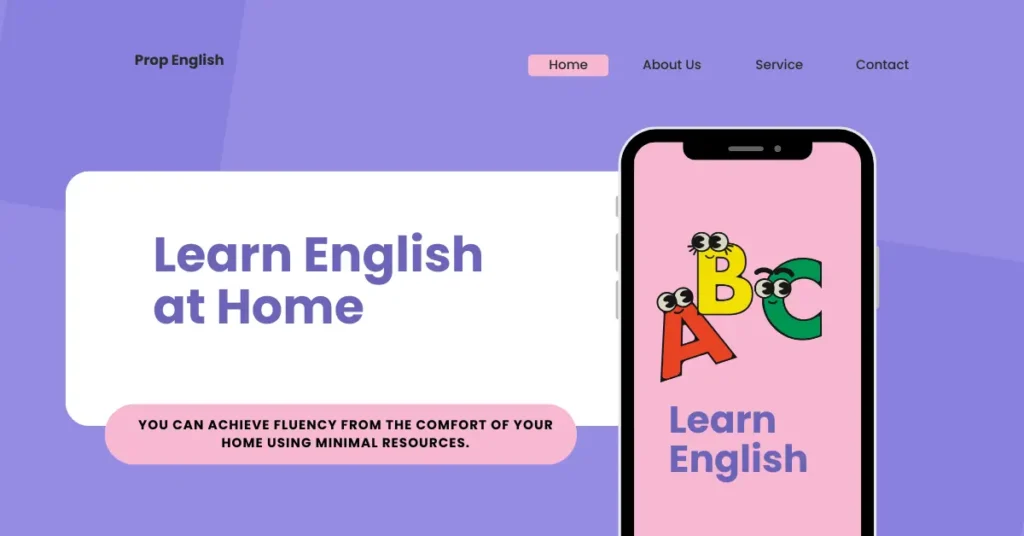 How to Learn English at Home With Mobile