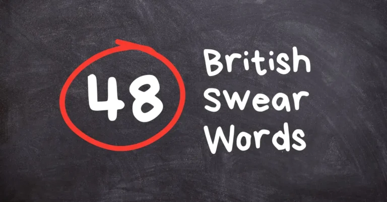 what are British swear words how to swer in British