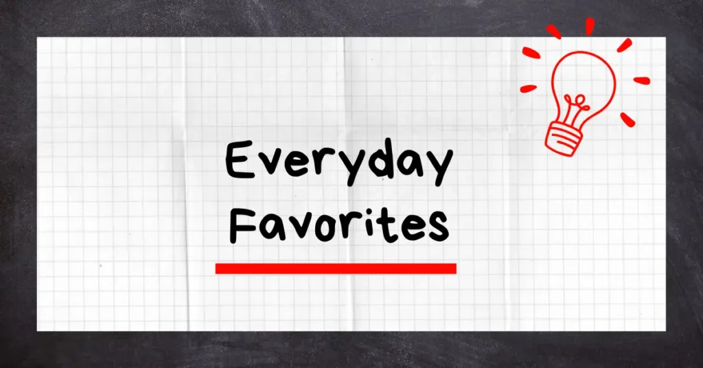 Everyday Favorites Binomial Expressions