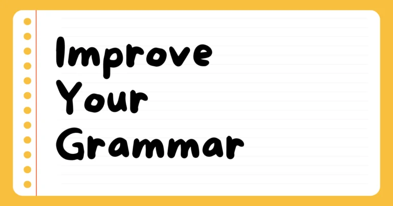 how to improve english grammar